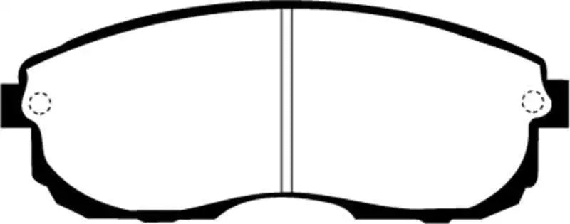 EBC 99-01 Infiniti G20 2.0 Greenstuff Front Brake Pads dp2775