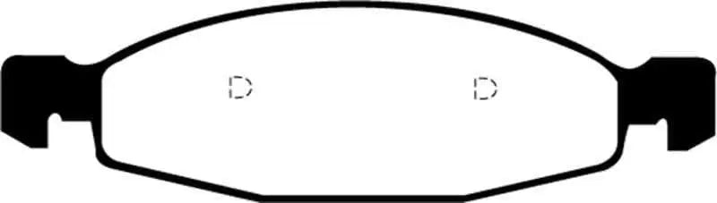 EBC 99-02 Jeep Grand Cherokee 4.0 (ATE) Greenstuff Front Brake Pads DP61312