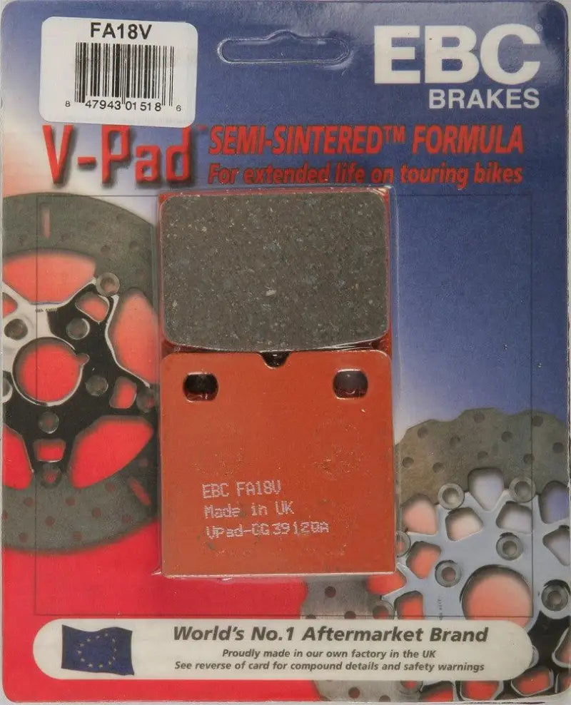 Ebc FA18V Brake Pads V-Series wps-15-18v
