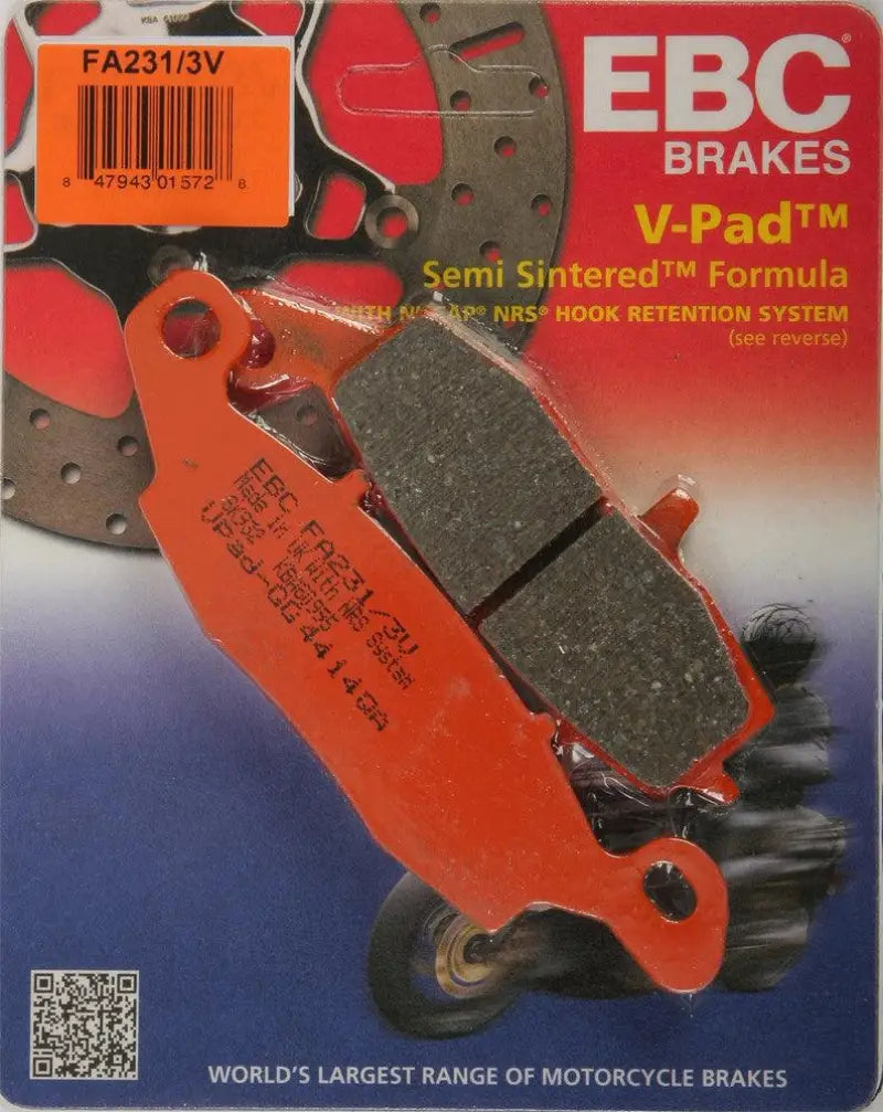 Ebc FA231/3V Brake Pads V-Series wps-15-231-3v