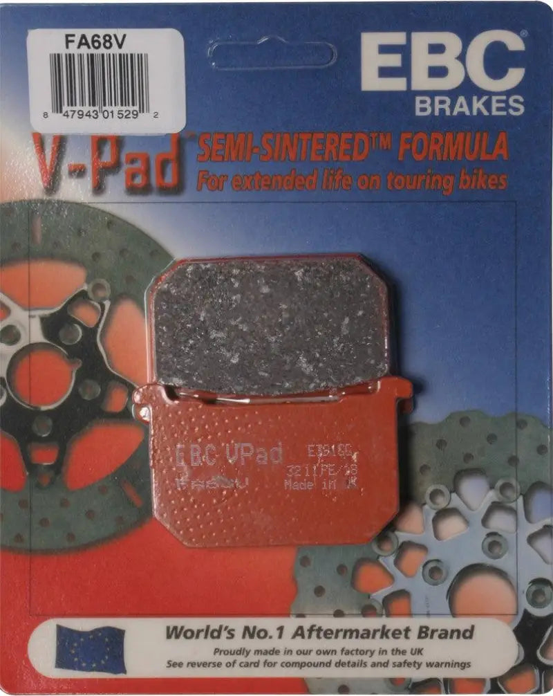 Ebc FA68V Brake Pads Fa68V Semi-Sintered V Series wps-15-68v