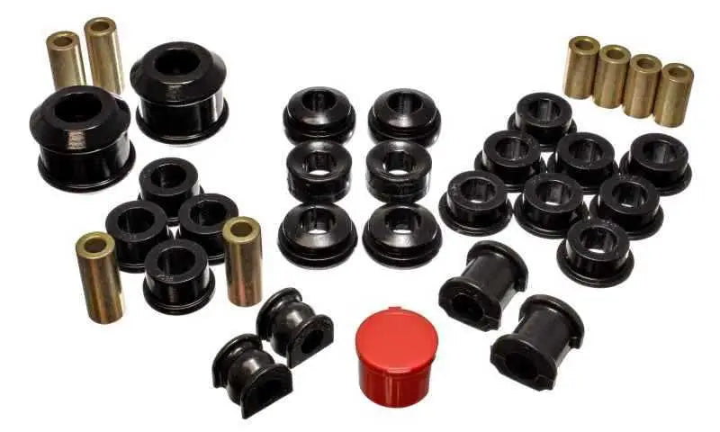 Energy Suspension 02-04 Acura RSX (includes Type S) Black Hyper-Flex Master Bushing Set 16-18111g