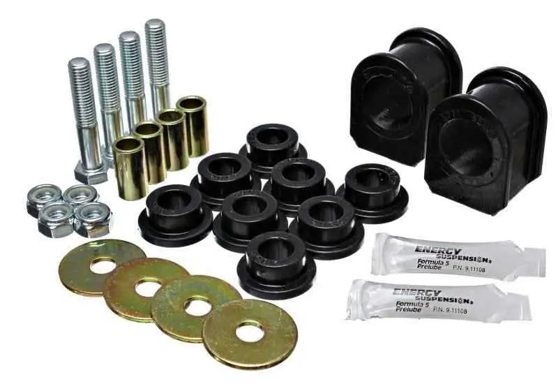 Energy Suspension 05-07 Ford Mustang Black Rear Sway Bar Frame Bushings (Must Reuse All Metal Parts) 4-5191g