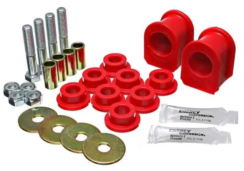 Energy Suspension 05-07 Ford Mustang Red Rear Sway Bar Frame Bushings (Must Reuse All Metal Parts) 4-5191r