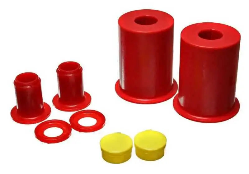 Energy Suspension 05-13 Ford Mustang Red Front Lower Control Arm Bushings (Must reuse outer metal sh 4-3165r