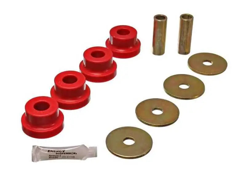 Energy Suspension 70-78 Nissan 240Z/260Z/280Z Red Differential Carrier (Mustache Bar) Bushings 7-1102r