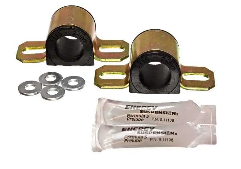 Energy Suspension 86-91 Mazda RX7 Black 24mm Front Sway Bar Bushings 11-5104g