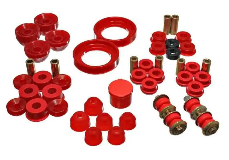 Energy Suspension 90-93 Honda Accord/Odyssey Red Hyper-Flex Master Bushing Set 16-18108r