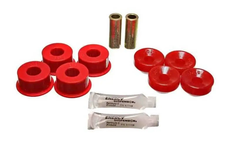 Energy Suspension 90-97 Honda Accord/Odyssey / 92-01 Prelude Red Front Shock Upper and Lower Bushing 16-8106r
