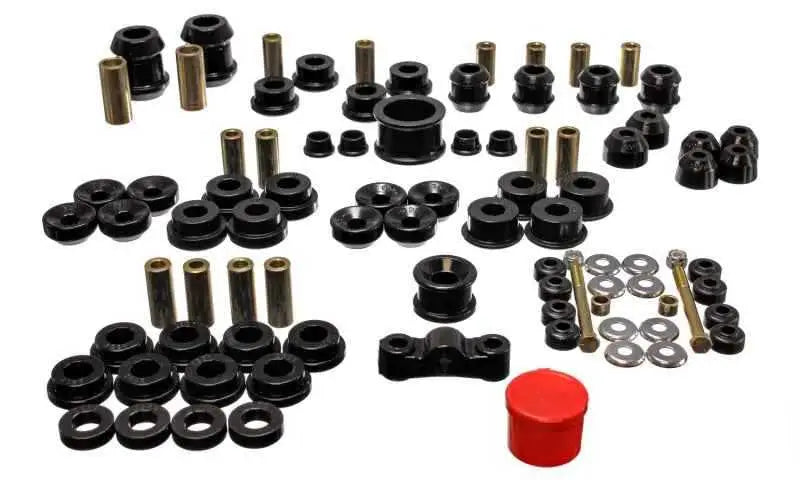 Energy Suspension 94-01 Acura Integra (except Type R) Black Hyper-Flex Master Bushing Set 16-18105g
