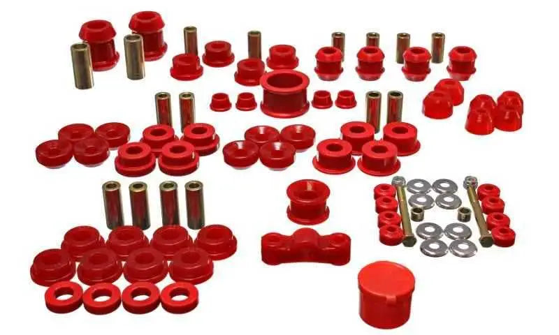 Energy Suspension 94-01 Acura Integra (except Type R) Red Hyper-Flex Master Bushing Set 16-18105r
