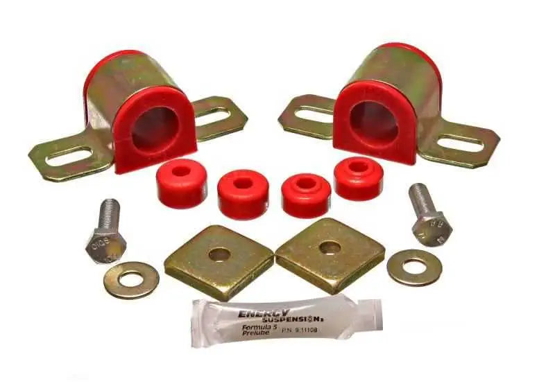 Energy Suspension 95-98 Nissan 240SX (S14) Red 27mm Front Sway Bar Frame Bushings (Sway bar end link 7-5114r