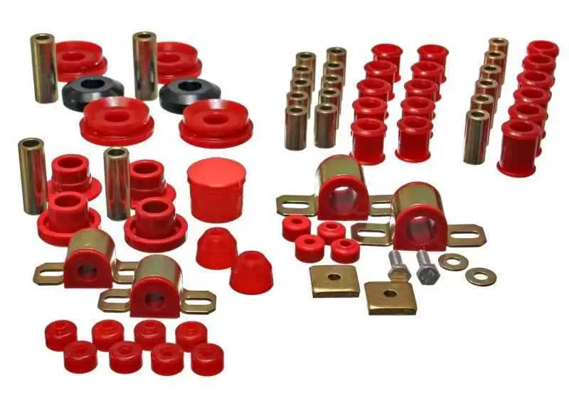Energy Suspension 95-98 Nissan 240SX (S14) Red Hyper-Flex Master Bushing Set 7-18107r