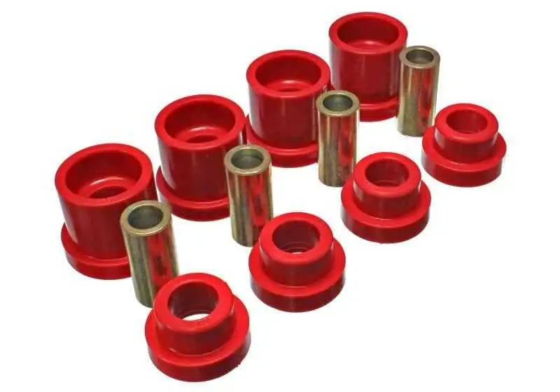 Energy Suspension 95-98 Nissan 240SX (S14) Red Rear Subframe Insert Set (Must reuse all metal parts) 7-1117r