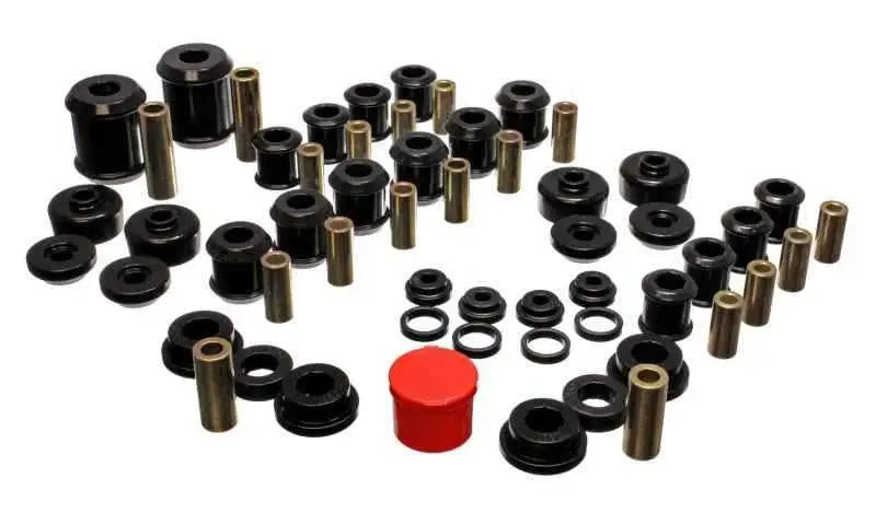 Energy Suspension 95-99 Mitsubishi Eclipse FWD/AWD Black Hyper-flex Master Bushing Set 5-18107g