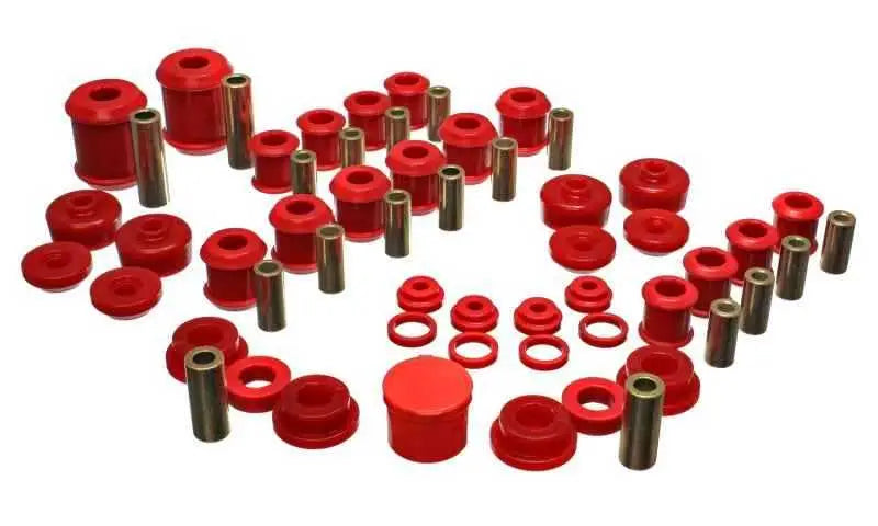 Energy Suspension 95-99 Mitsubishi Eclipse FWD/AWD Red Hyper-flex Master Bushing Set 5-18107r