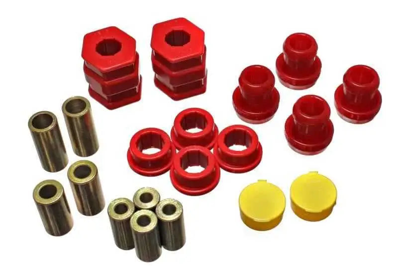 Energy Suspension 96-00 Honda Civic/CRX Red Front Control Arm Bushing Set 16-3114r