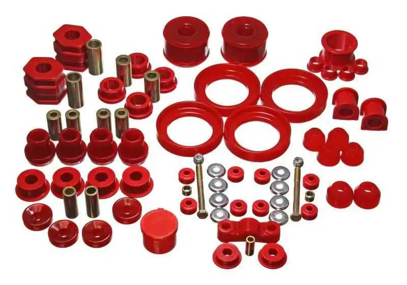 Energy Suspension 96-00 Honda Civic/CRX Red Hyper-Flex Master Bushing Set 16-18110r