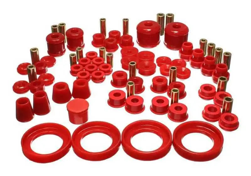 Energy Suspension 97-01 Honda Prelude (Type SH only) Red Hyper-Flex Master Bushing Set 16-18113r