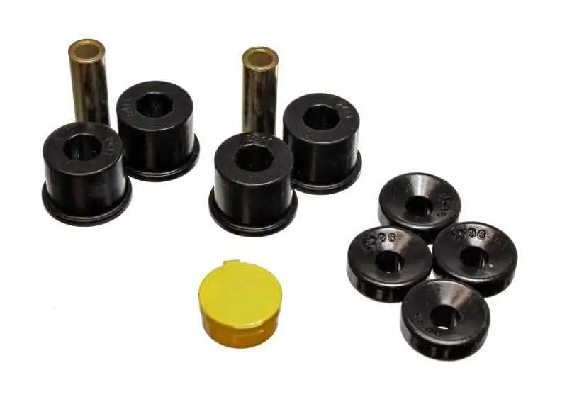 Energy Suspension 99-00 Honda Civic Si Black Front Shock Bushing Set 16-8111g