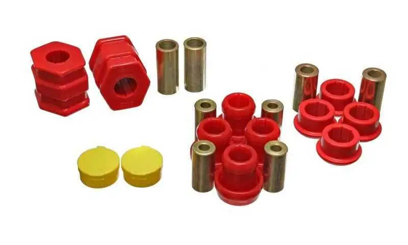 Energy Suspension 99-00 Honda Civic Si Red Front Control Arm Bushing Set 16-3115r