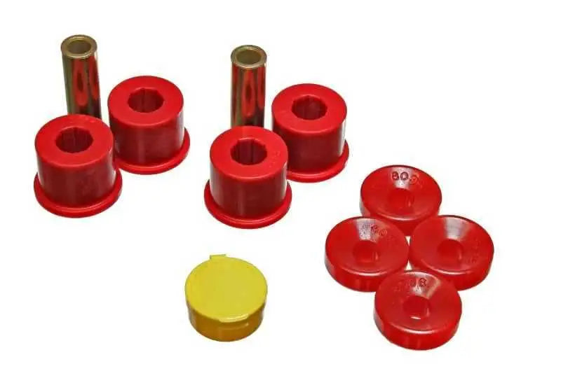 Energy Suspension 99-00 Honda Civic Si Red Front Shock Bushing Set 16-8111r