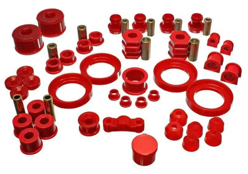 Energy Suspension 99-00 Honda Civic Si Red Hyper-Flex Master Bushing Set 16-18109r