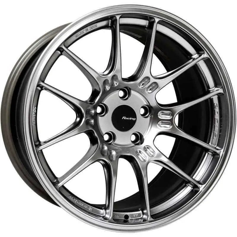 Enkei GTC02 17x7.5 4x100 35mm Offset 75mm Bore Hyper Silver Wheel 534-775-4935hs