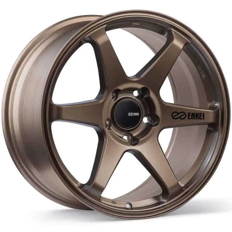Enkei T6R 17x9 40mm Offset 5x114.3 Bolt Pattern 72.6 Bore Matte Bronze Wheel 539-790-6540zp