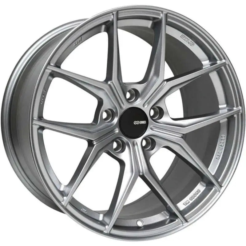 Enkei TSR-X 18x8 45mm Offset 5x100 BP 72.6mm Bore Storm Gray Wheel enk529-880-8045gr