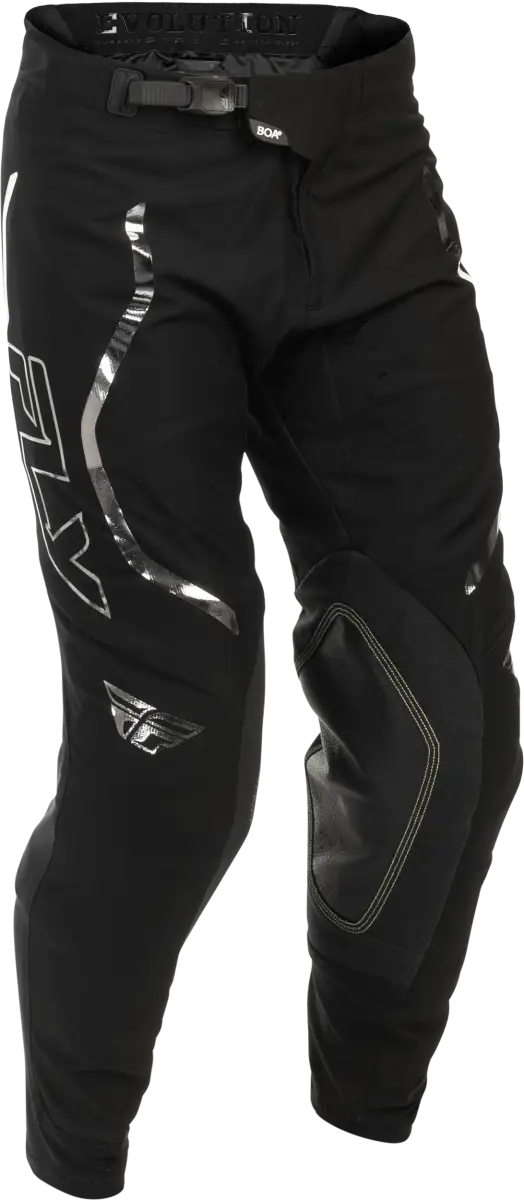 Evolution DST Motorcycle Pants Black Silver Ventilated 379-13434