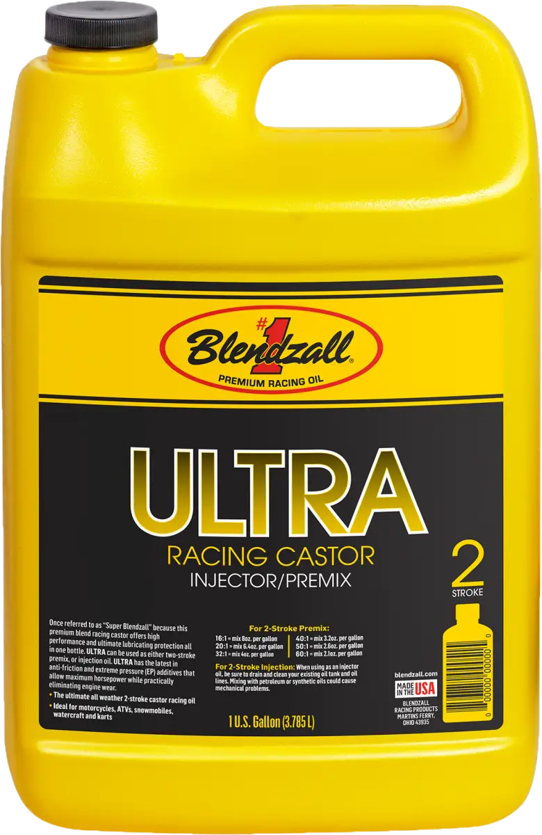 F-455G Blendzall Ultra 2-Cycle Racing Castor 1Gal wps-55-0456