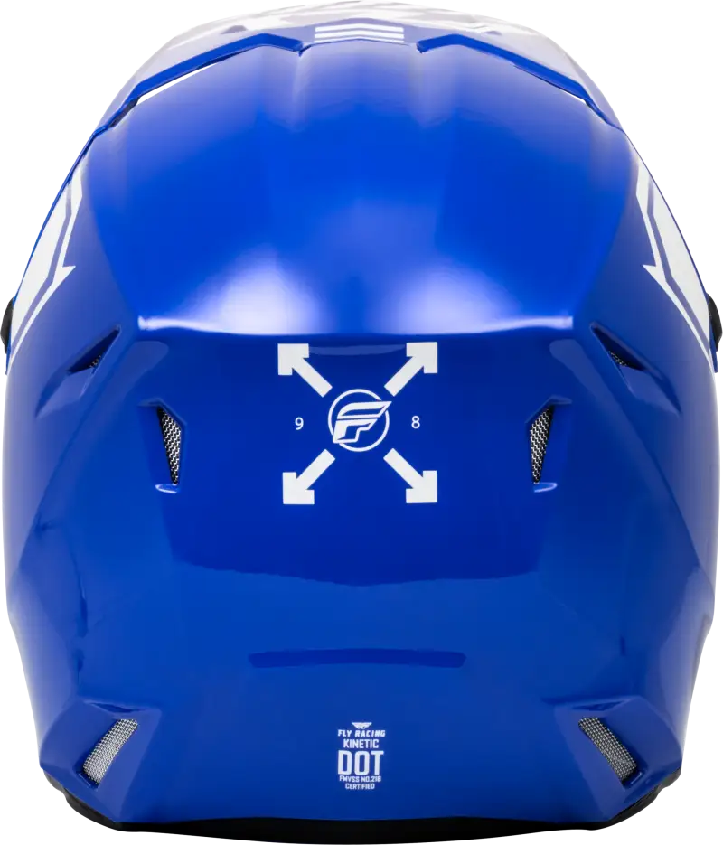 F73-8656YL Youth Kinetic Menace Helmet Blue/White Yl wps-73-8656yl