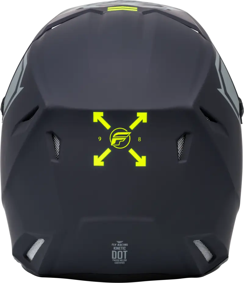 F73-8657S Kinetic Menace Helmet Matte Grey/Hi Vis Sm wps-73-8657s