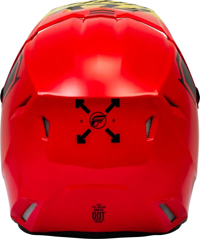 F73-8658X Kinetic Menace Helmet Red/Black/Yellow Xl wps-73-8658x