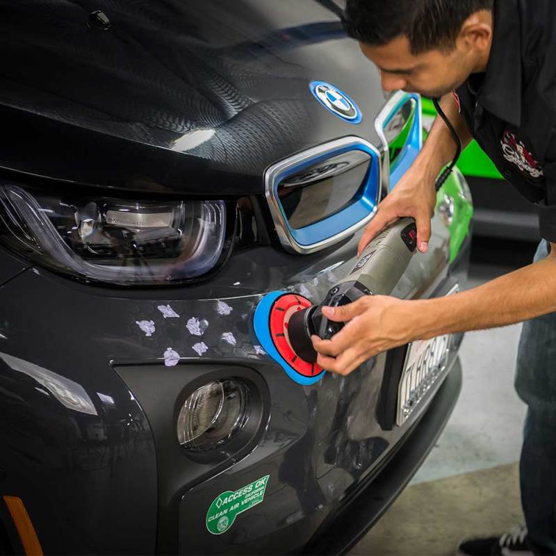 Chemical Guys Hex-Logic Quantum Glaze/Finishing Pad - Blue - 5.5in - Case of 12 chgBUFX115HEX5