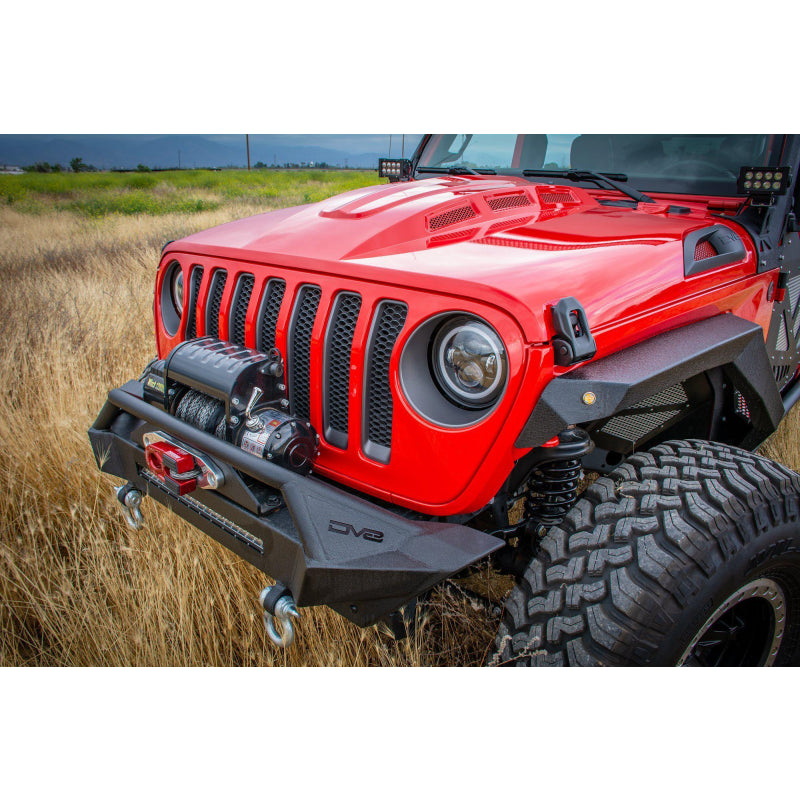DV8 Offroad 2018-2025 Jeep Gladiator JT Wrangler JL JLU Led Headlight Adapter Brackets Model BCABJL-01