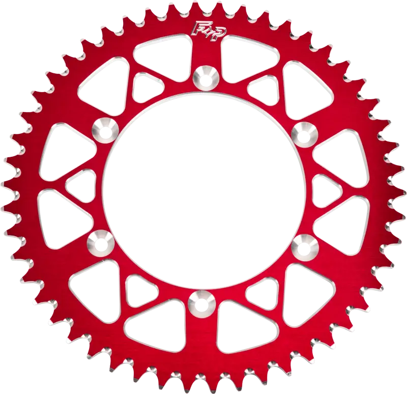 Fire Power 201-52 RED Rear Sprocket Aluminum 52T-420 Red Hon wps-257-120152r