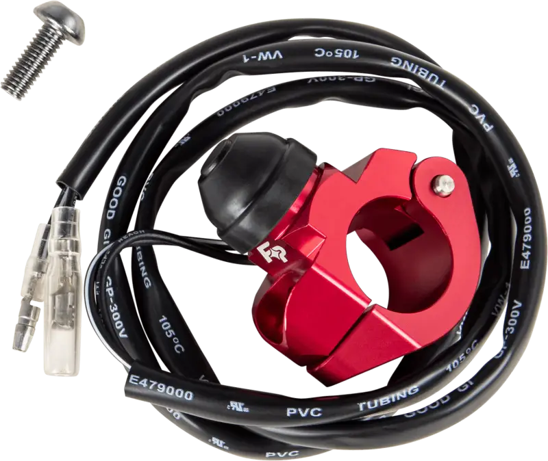 Fire Power KS-02 RED Kill Switch Single Bolt Clamp Red wps-57-5044