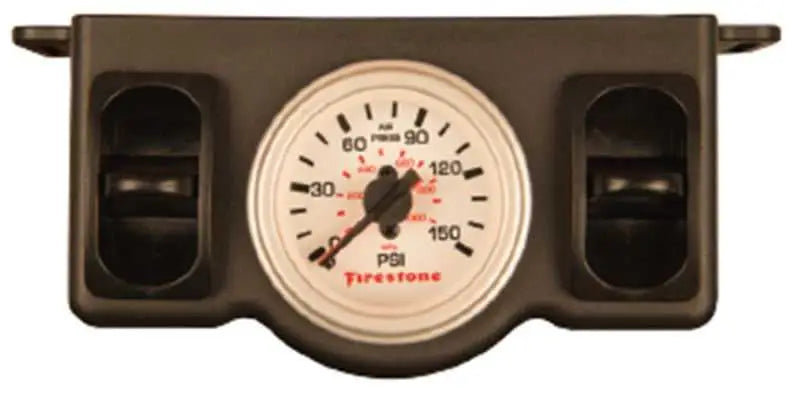 Firestone Pneumatic Dual Pressure Gauge - White Plastic (WR17602574) 2574