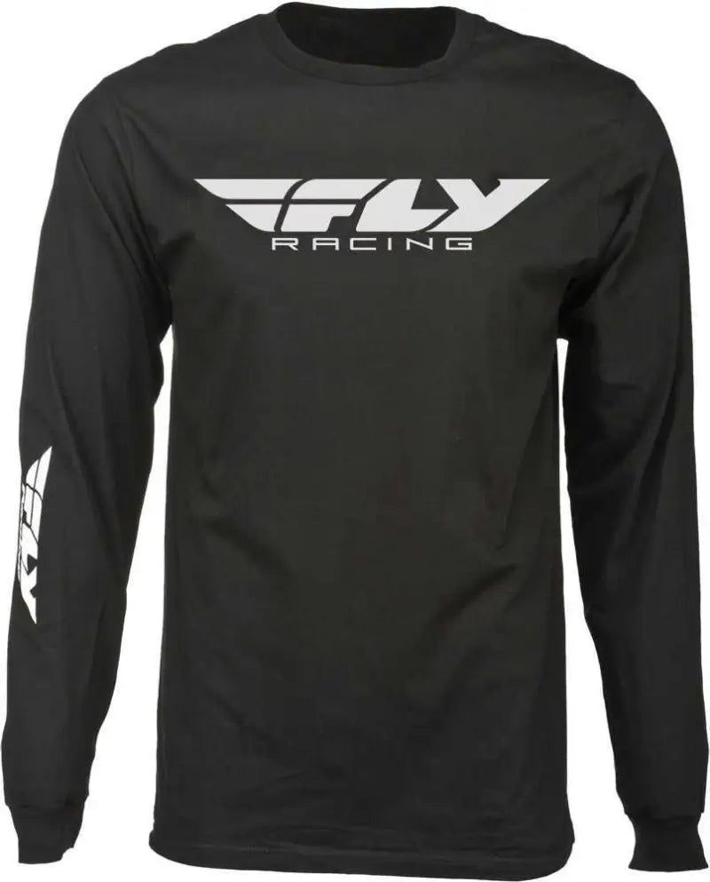 Fly Corporate Long Sleeve Tee Black Md wps-352-4140m