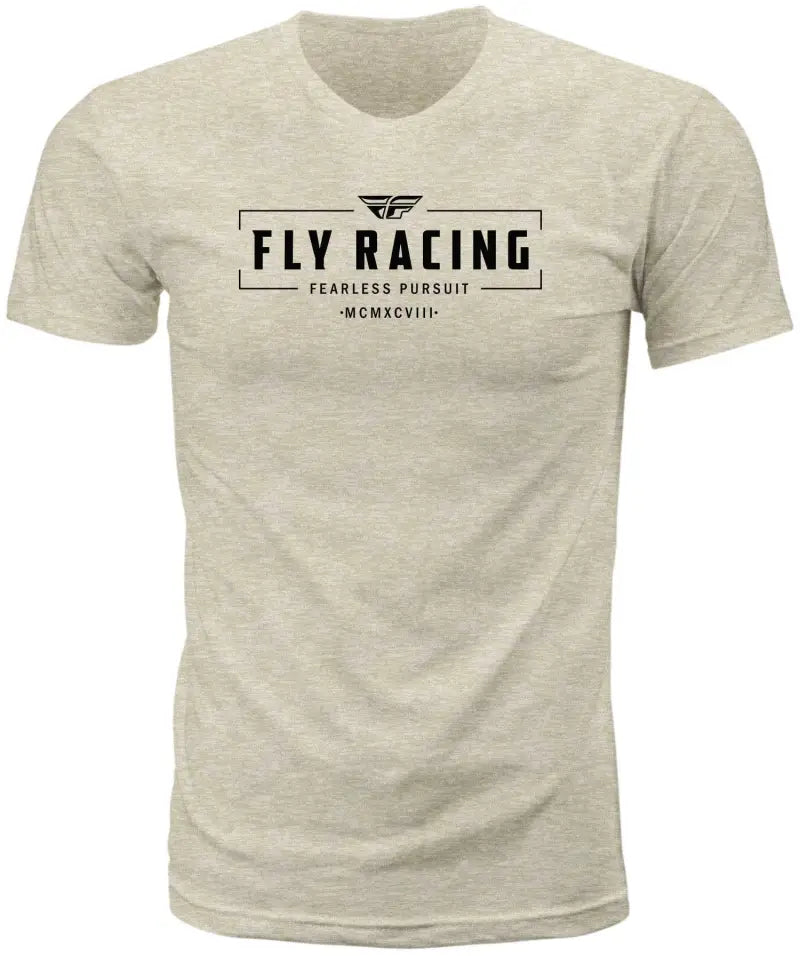 Fly Motto Tee Natural Lg wps-352-0064l