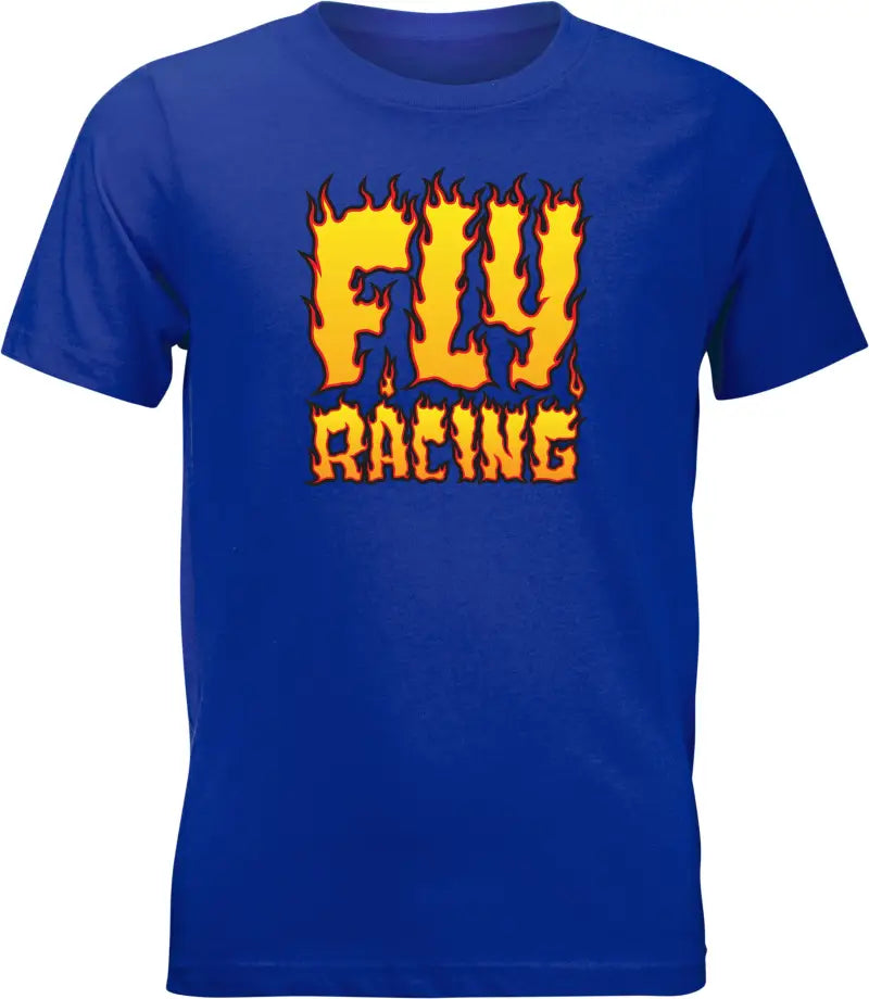 Fly Racing 352-0654YL Youth Fly Fire Tee Royal Blue Yl wps-352-0654yl