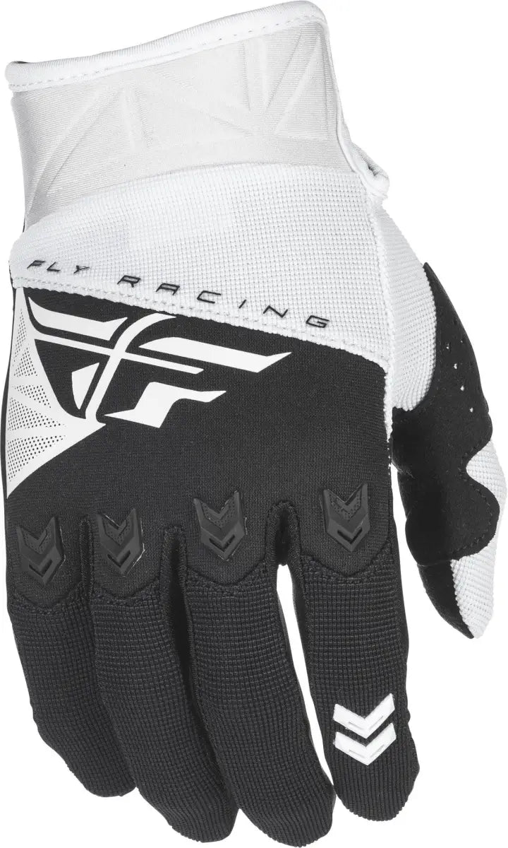 Fly Racing 371-91407 F-16 Gloves White/Black Sz 7 wps-371-91407