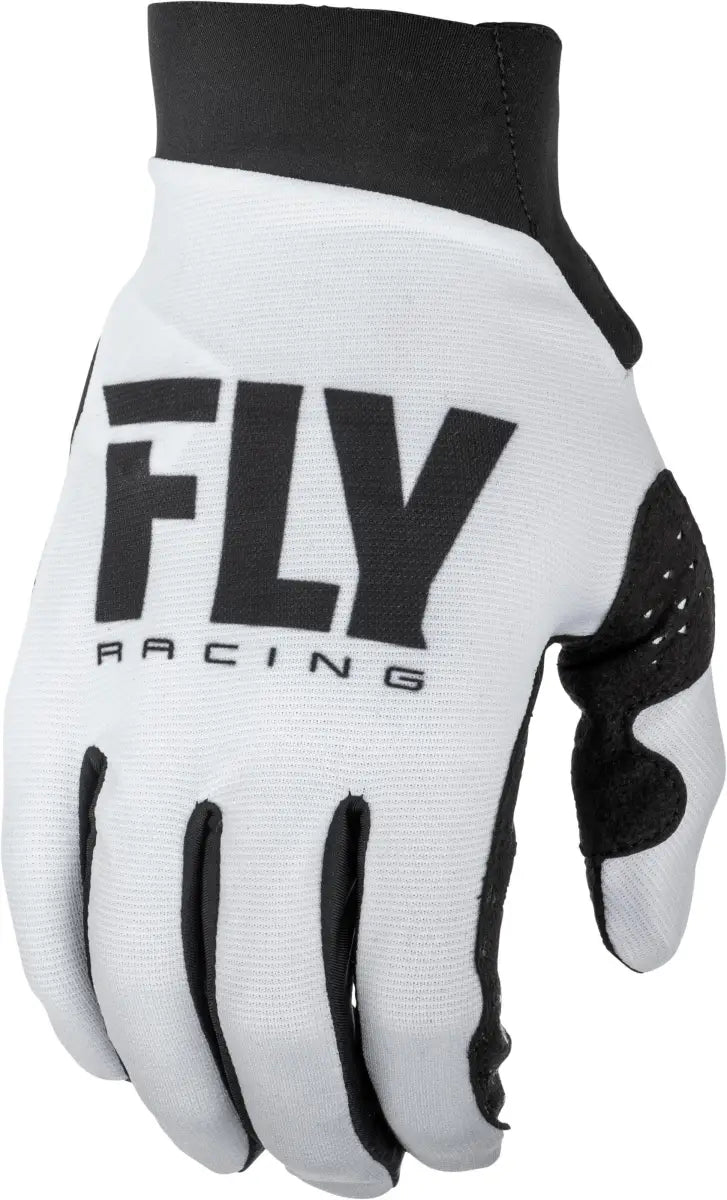 Fly Racing 372-82404 Women'S Pro Lite Gloves White/Black Sz 04 wps-372-82404