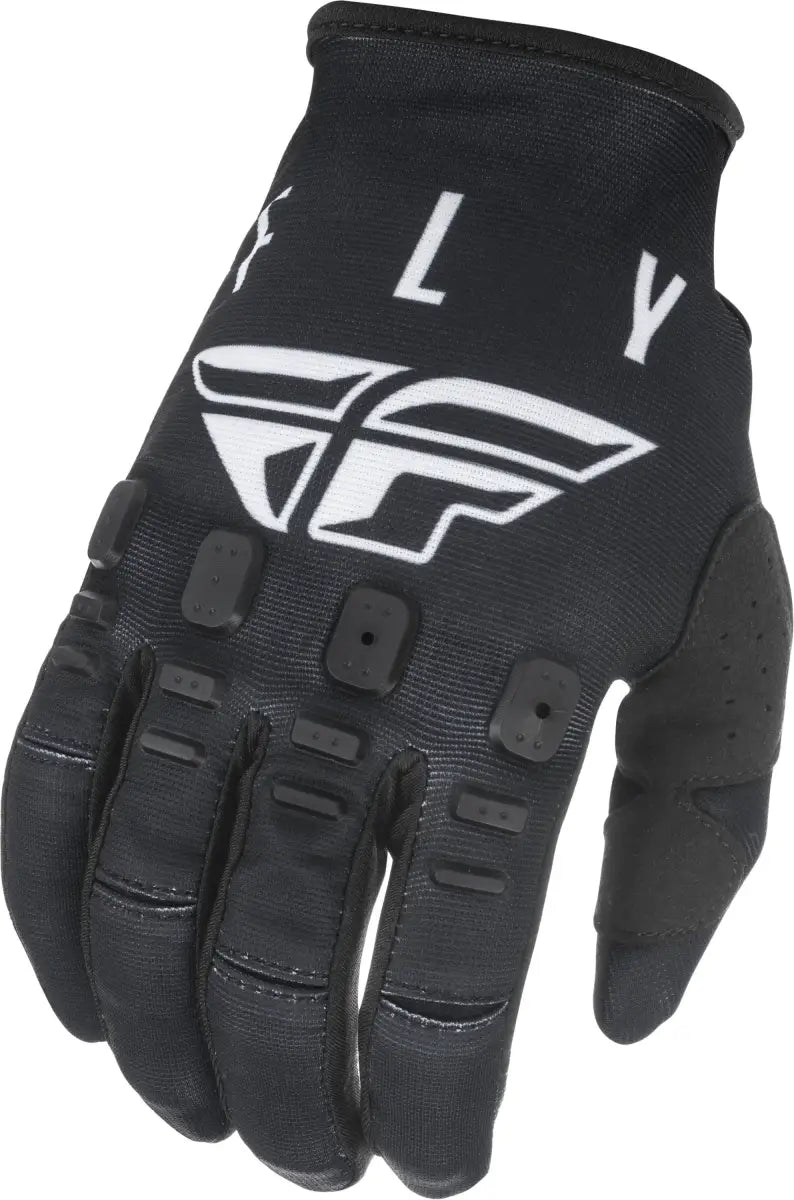 Fly Racing 374-41009 Kinetic K121 Gloves Black/White Sz 09 wps-374-41009