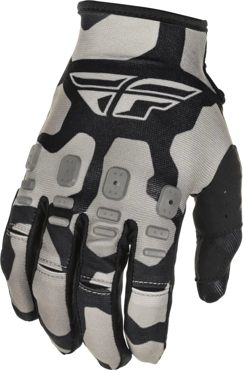 Fly Racing 374-51011 Kinetic K221 Gloves Black/Grey Sz 11 wps-374-51011