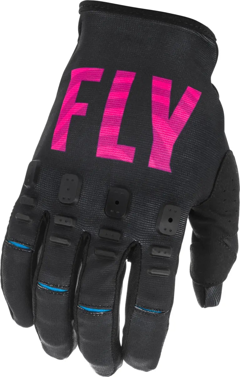 Fly Racing 374-51909 Kinetic S.E. Gloves Black/Pink/Blue Sz 09 wps-374-51909