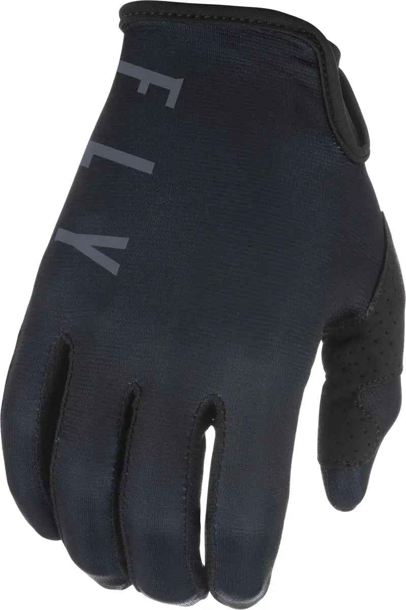 Fly Racing 374-71009 Lite Gloves Black/Grey Sz 09 wps-374-71009