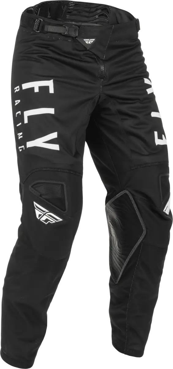 Fly Racing 375-32030 Kinetic Mesh Pants Black/White Sz 30 wps-375-32030